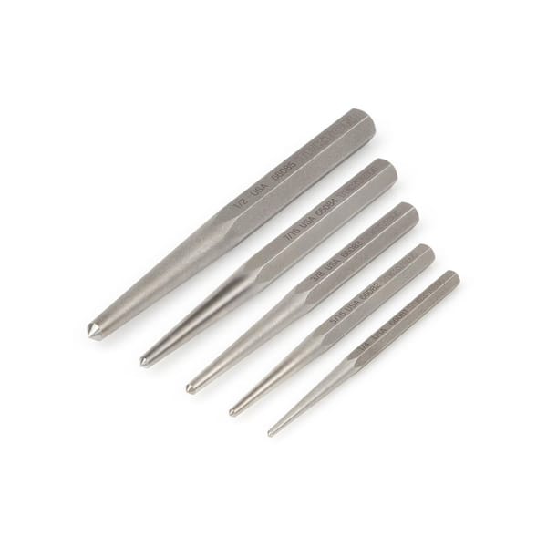 TEKTON 1/4 in. to 1/2 in. Center Punch Set (5-Piece)