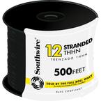 500 ft. 12 Black Stranded CU THHN Wire