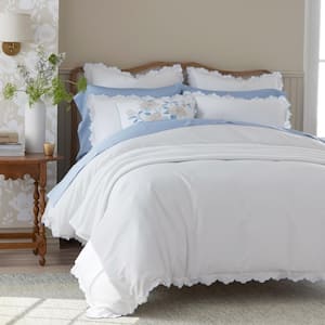 Company Cotton Embroidered Scallop Sateen Pillowcases