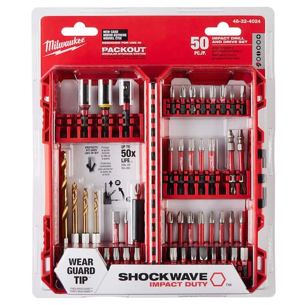 Shockwave Impact Duty Driver Steel Bit Set (50-Piece) Shockwave Impact Duty Driver Steel Bit Set (50-Piece)