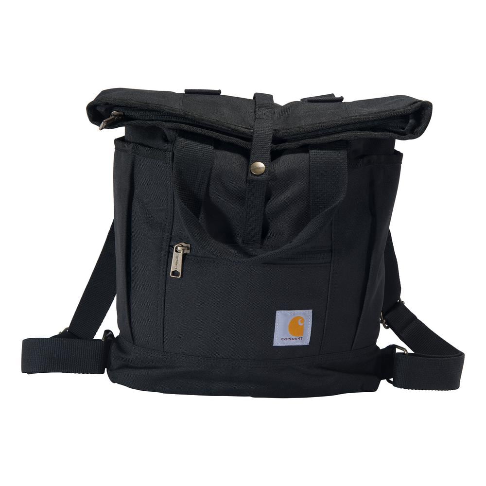 Carhartt 23.23 in. Convertible Backpack Tote Black OS B000038200199 - The  Home Depot