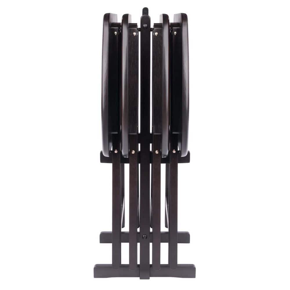 Corbett 15.75 In Coffee Oversized 5-Pc Snack/End Table Set - thumbnail 2