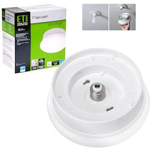 Spin Light 7 in. Closet Light LED Flush Mount Ceiling Light Laundry Room Stairway Lighting Hallway Light 830 Lumens