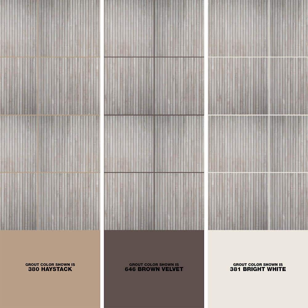 Gray 24x48 Matte Porcelain Wood Look Wall Tile