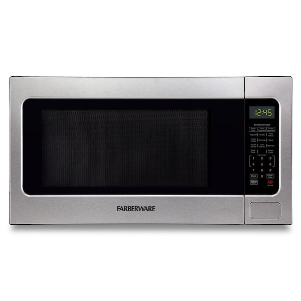 Midea Professional 2.2 cu. ft. 1200-Watt Microwave Oven with Smart Sensor Cooking, Stainless Steel