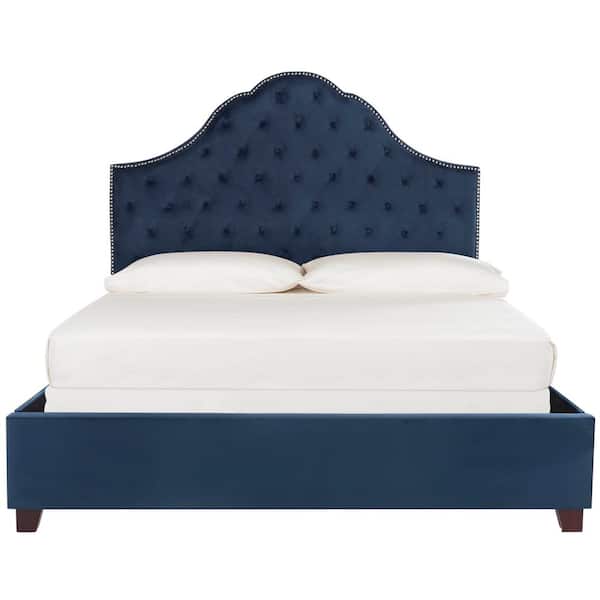 SAFAVIEH Beckham Blue Full Upholstered Bed