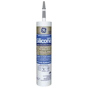 Advanced Silicone 2 Caulk 10.1 oz Window and Door Sealant Light Gray (12-pack)
