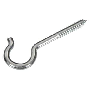 0.080 x 1-5/16 in. Zinc-Plated Round Ceiling Type Screw Hook (100-Pack)