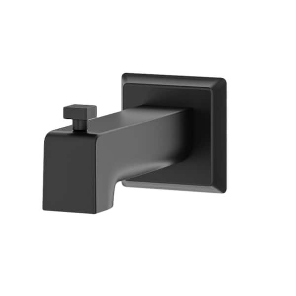 Symmons Verity Diverter Tub Spout in Matte Black
