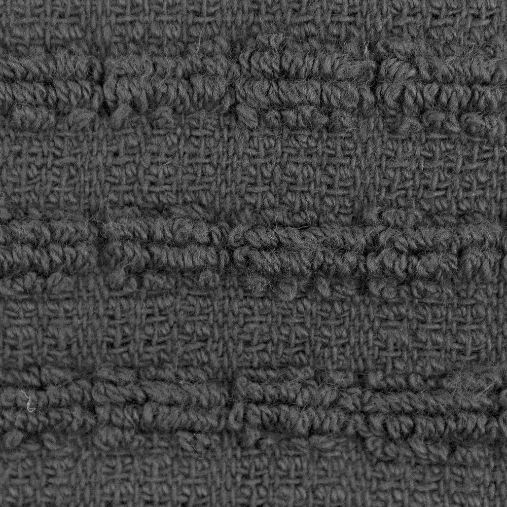 Graphite and White Cotton Terry Kitchen Towel Set, 4-Pack