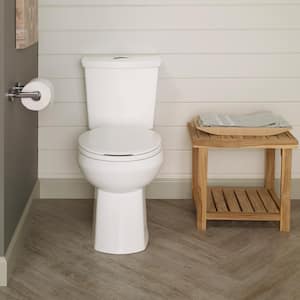 Cadet 3 Tall Height 2-piece 1.0/1.6 GPF Dual Flush Round Toilet in White, Seat Included