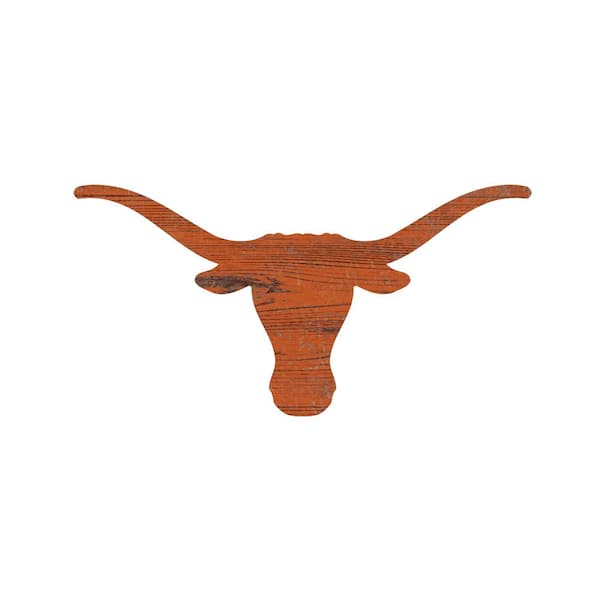 Adventure Furniture University of Texas Distressed Logo Cutout Decorative Sign