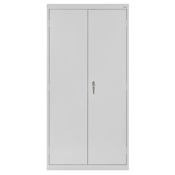 Sandusky Classic Series Freestanding Garage Cabinet in Dove Gray (36 in. W x 78 in. H x 18 in. D)