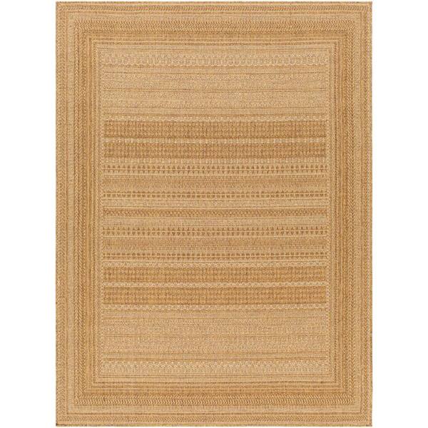 Artistic Weavers Pismo Beach Camel Stripe 5 ft. x 7 ft. Indoor/Outdoor Area Rug PMB2306537