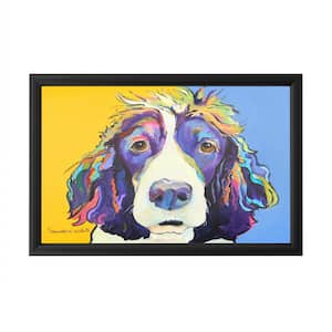 "Sadie" by Pat Saunders-White Framed with LED Light Animal Wall Art 16 in. x 24 in.