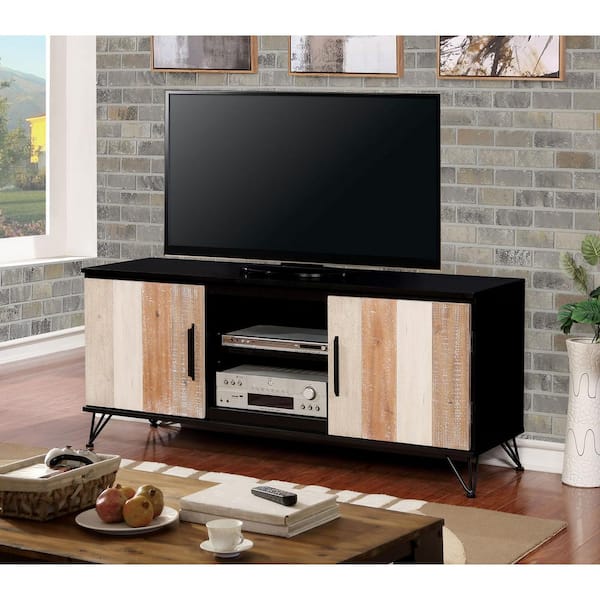 Binche 60 in. Espresso Transitional Style TV Stand