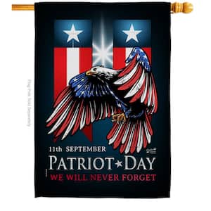28 in. x 40 in. 911 Patriot Day House Flag Double-Sided Readable Both Sides Patriotic Patriot Day Decorative