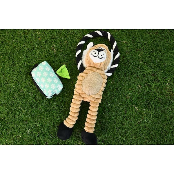 Unbranded Gotta Go Grass Potty Pad Refill 2pk + Waste Bags + Waste Bag Dispenser + Squeaky Toy