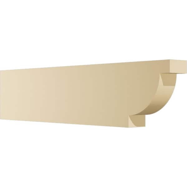 Ekena Millwork Standard Alpine 3 in. W x 8 in. H x 36 in. D Signature Urethane Rafter Tail Outlooker