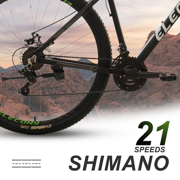 Mens Mountain Bike 29''Aluminium Frame 19inch Shimano 21 Speed Adult Bicycle