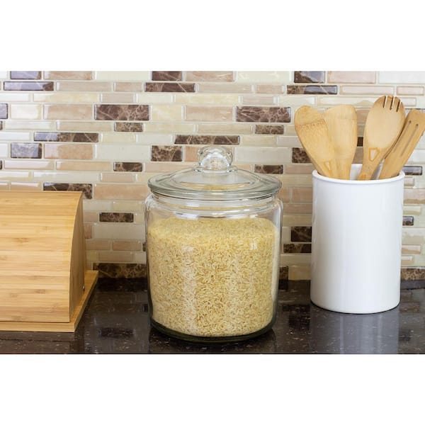 Threshold Sugar Canister, Flour Canister, And Utensil Container for