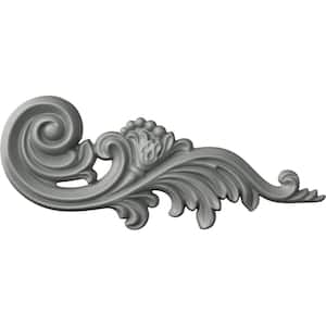 7/8 in. x 11-7/8 in. x 4-7/8 in. Polyurethane Medway Scroll Right Onlay