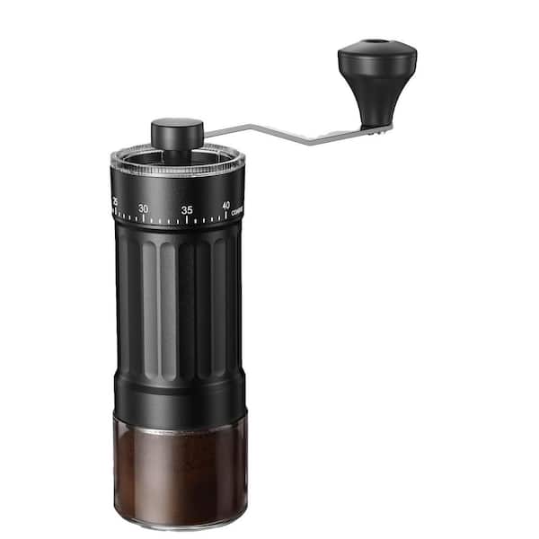 Mini Manual Coffee Grinder with 40 Adjustable Grind Settings, Conical Ceramic Burr, Portable Hand Mill, 30g Capacity