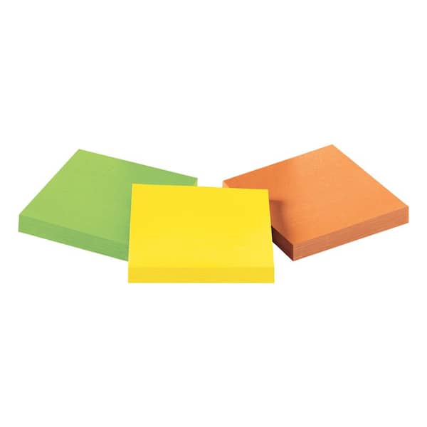 Post-it® Extreme Notes, 3 in. x 3 in., Orange, 12 Pads/Pack, 45 Sheets/Pad
