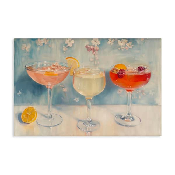Stupell Industries Fun Fruity Cocktails by Arlington Prints Unframed Food Graphic Art Print 30 in. x 45 in.