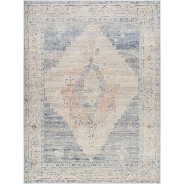 Becki Owens Luca Gray Oriental 9 ft. x 12 ft. Indoor Area Rug