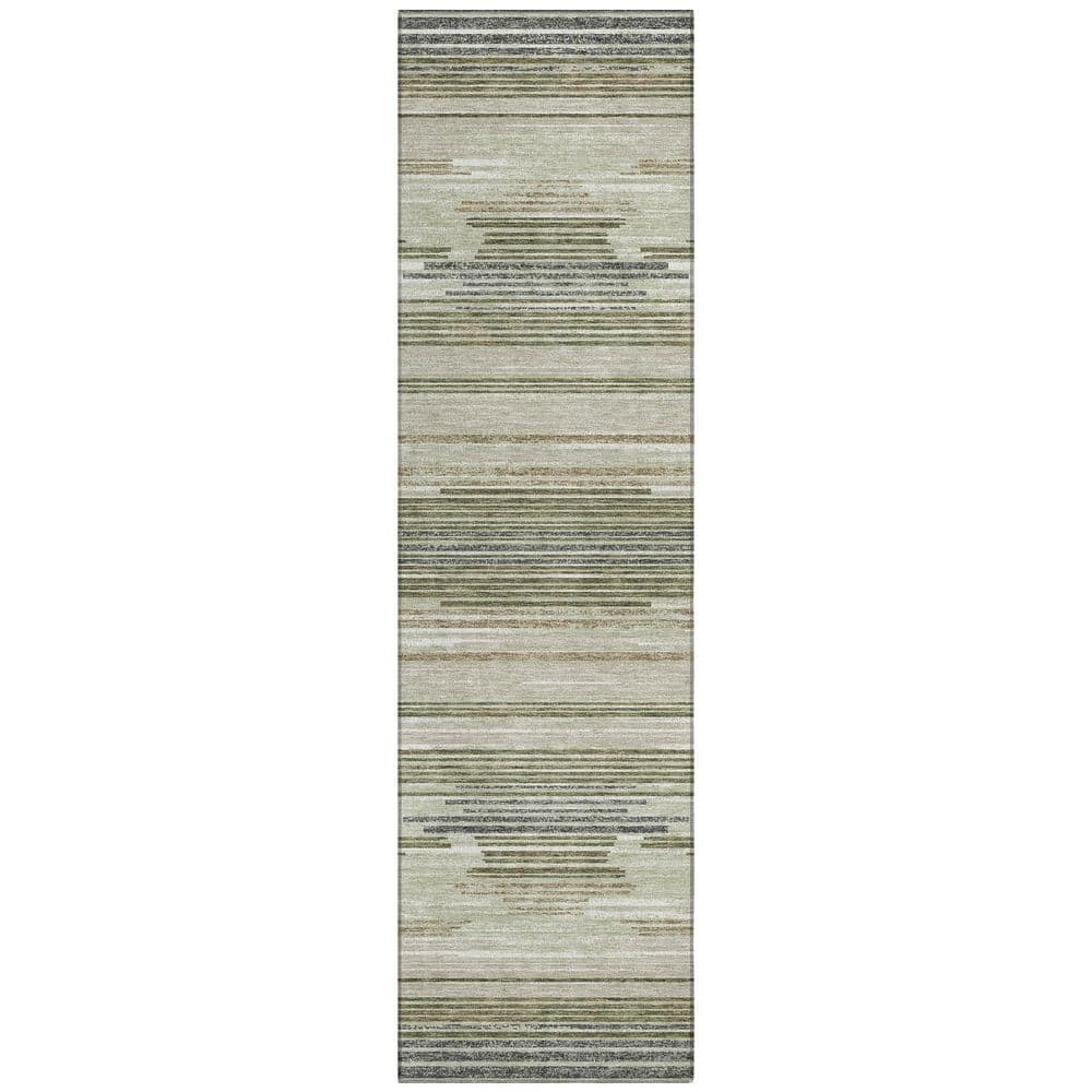 Chantille Machine Washable Indoor/Outdoor Abstract ACN2999 Celery 2 ft. x 7 ft. Runner Rug price history on PriceWatchPro