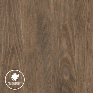 8 in. x 10 in. Laminate Sheet Sample in Russet Alona with Virtual Design SoftGrain Finish