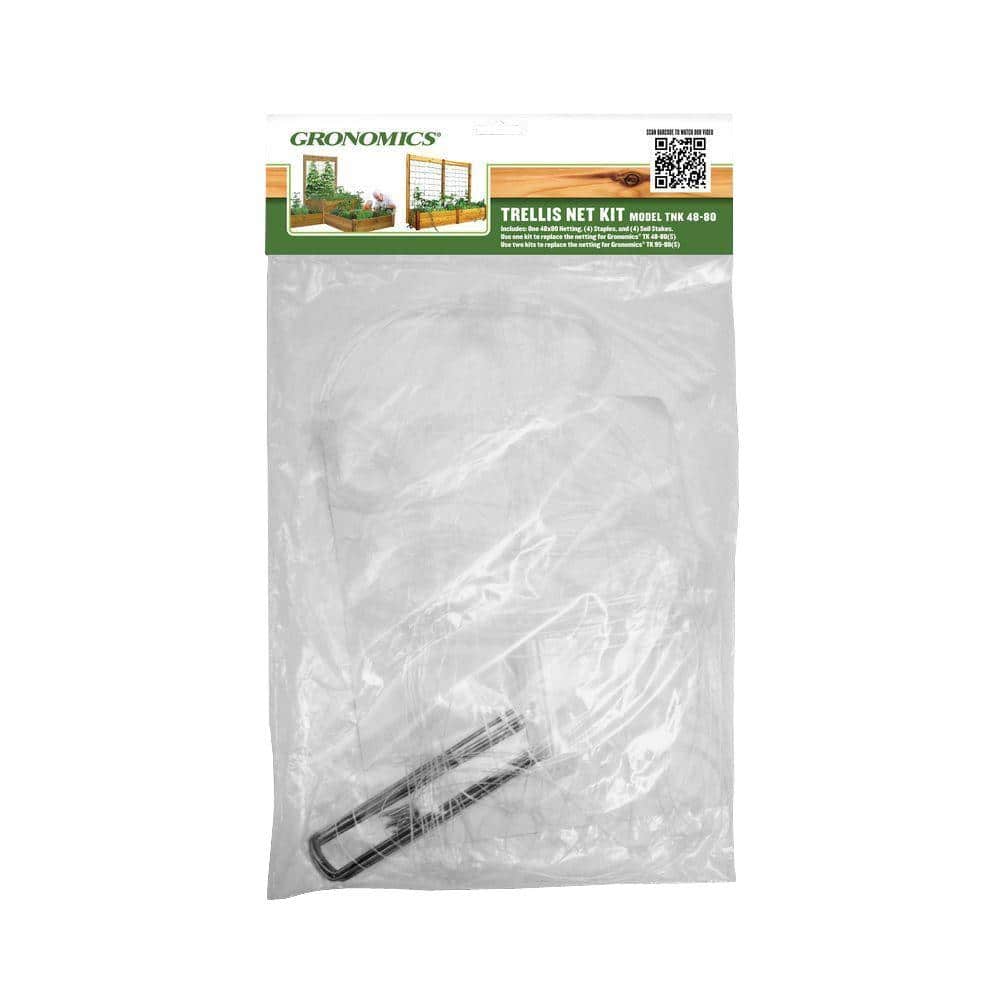 Gronomics 48 in. x 80 in. Trellis Net Kit TNK 4880 The Home Depot
