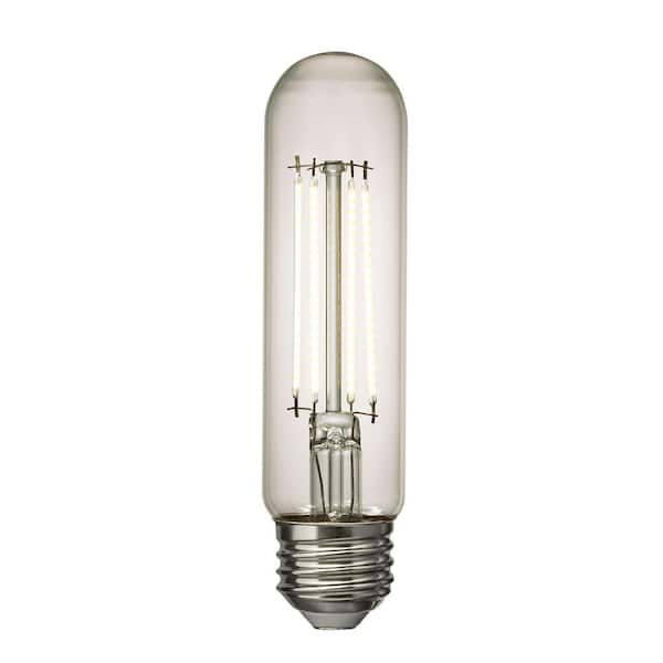 5-Watt Equivalent T10 Shape E26 Base Dimmable Clear LED Light Bulb 3000K Warm White (1-Pack)