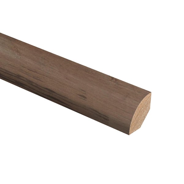 Zamma Scraped Tranquil Fog Maple 3/4 in. Thick x 3/4 in. Wide x 94 in. Length Hardwood Quarter Round Molding