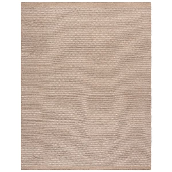 Vermont 9 ft. x 12 ft. Beige/Brown Modern Solid Area Rug