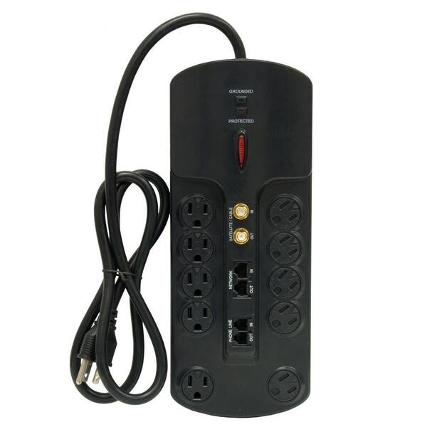 GE 10-Outlet Surge Protector