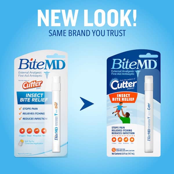 Cutter Bite MD Insect Bite Relief 0.5 oz Stick Analgesic and Antiseptic  HG-95614-2 - The Home Depot