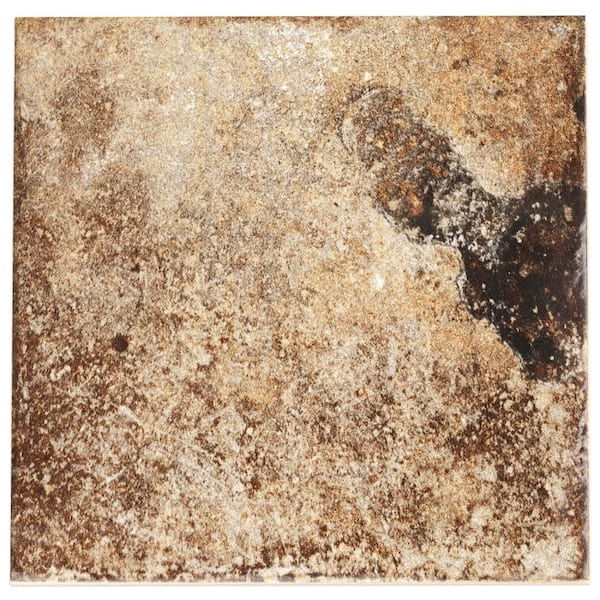 Ivy Hill Tile Angela Harris Dark Brown 8 in. x 0.35 in. Matte Ceramic Floor and Wall Tile Sample