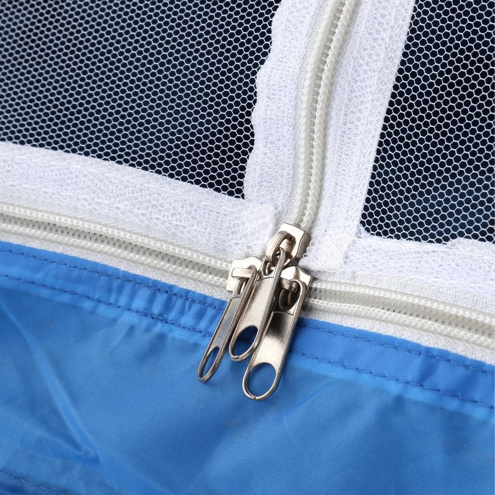 Blue 2-Person Dome Camping Tent with Carry Bag and Rain Fly