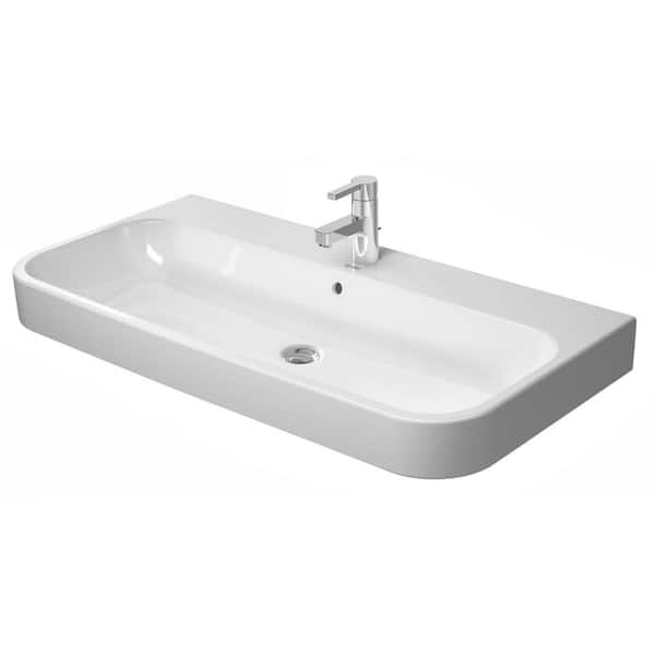 Duravit 19.88 in. W x 39.38 in. D Ceramic Vanity Top in White