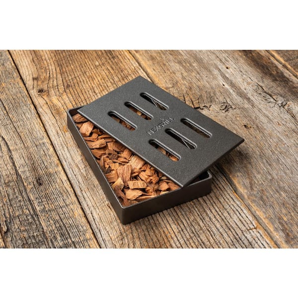 Cast iron smoker box for gas grill best sale