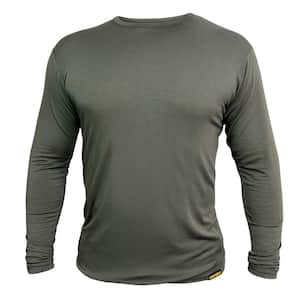 Men's Extra Large Gray Base Layer Shirt