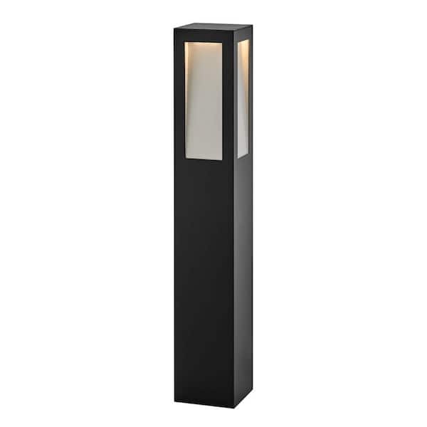 Taper Hardwired Black LED Bollard Light