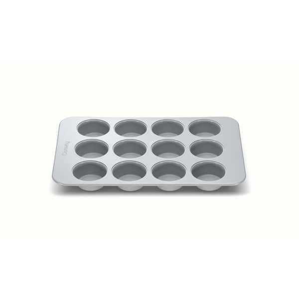 CARAWAY HOME Non-Stick Ceramic Muffin Pan in Gray