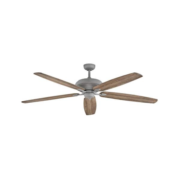 HINKLEY Grander 72 in. Indoor Graphite Ceiling Fan with Wall Switch