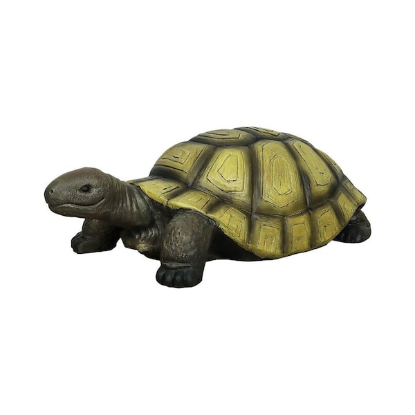 Turtle Statues for Garden-34.2in. x 18.1in. x 11.4in. Fiber Reinforced Concrete Figurine Statue for Outdoors, Lawn, Yard