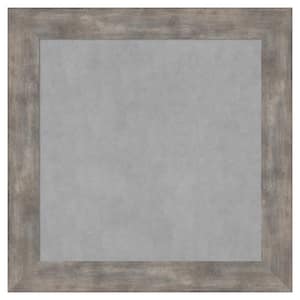 Marred Pewter 15 in. x 15 in Framed Magnetic Board