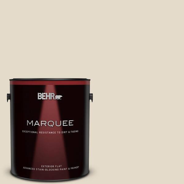 BEHR MARQUEE 1 gal. Home Decorators Collection #HDC-CT-05 Pale Palomino Flat Exterior Paint & Primer
