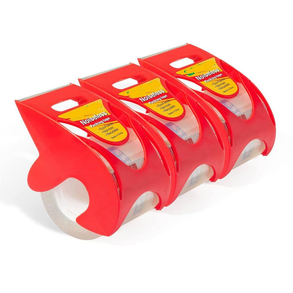 Clear Noiseless Packaging Tape with Dispenser 1.96 in. x 33 yds. 1 Core Strong Sealing Adhesive 3 Pack price history on PriceWatchPro